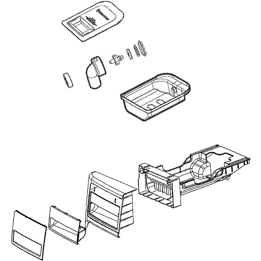 Photo of Dryer Drawer Panel Assembly from Repair Parts Direct