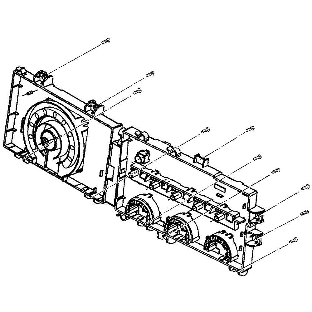 Photo of Dryer User Interface from Repair Parts Direct