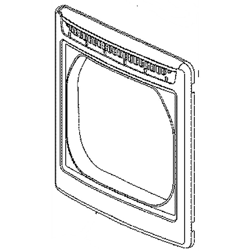 Photo of Dryer Door Outer Frame from Repair Parts Direct