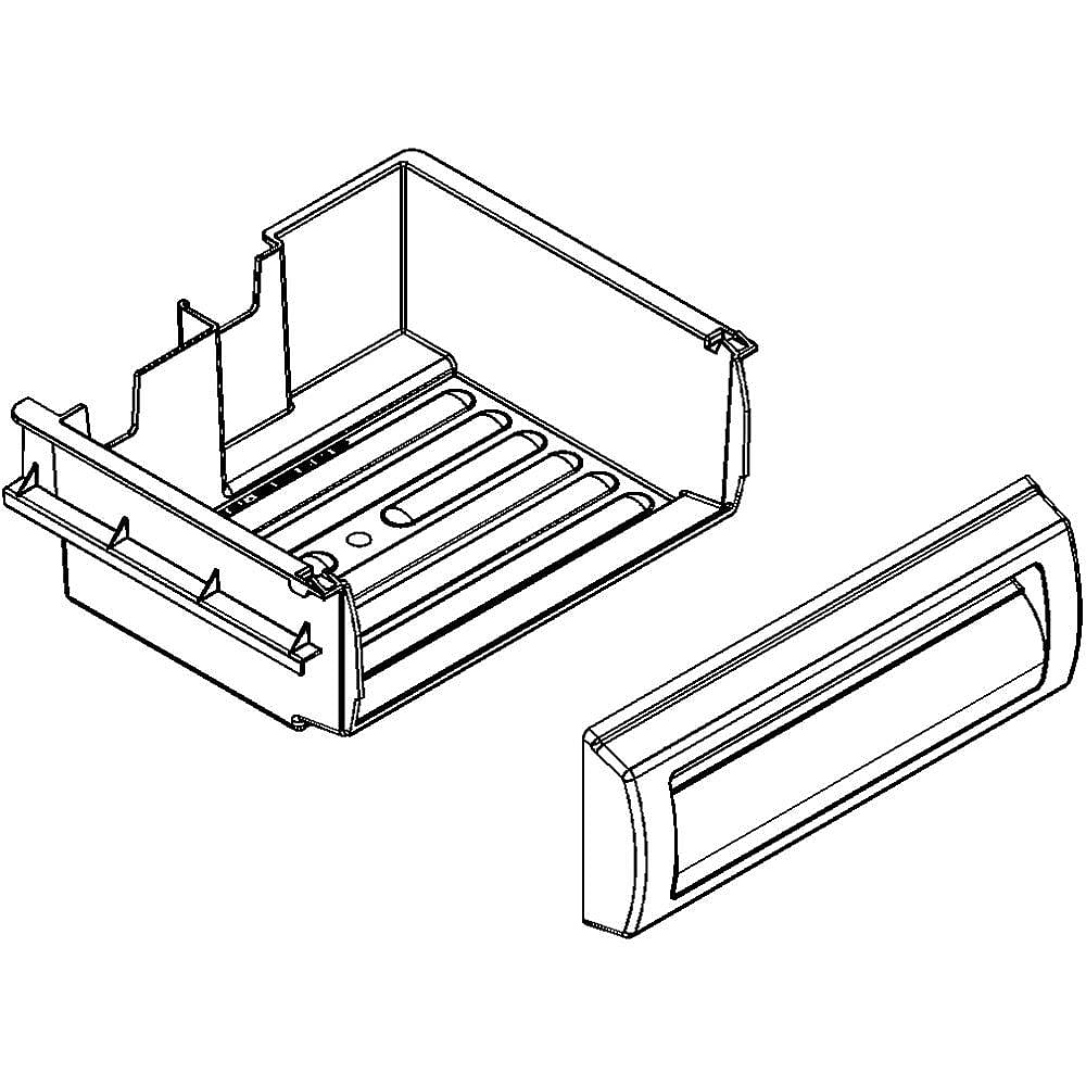 Photo of Refrigerator Meat Pan Assembly from Repair Parts Direct