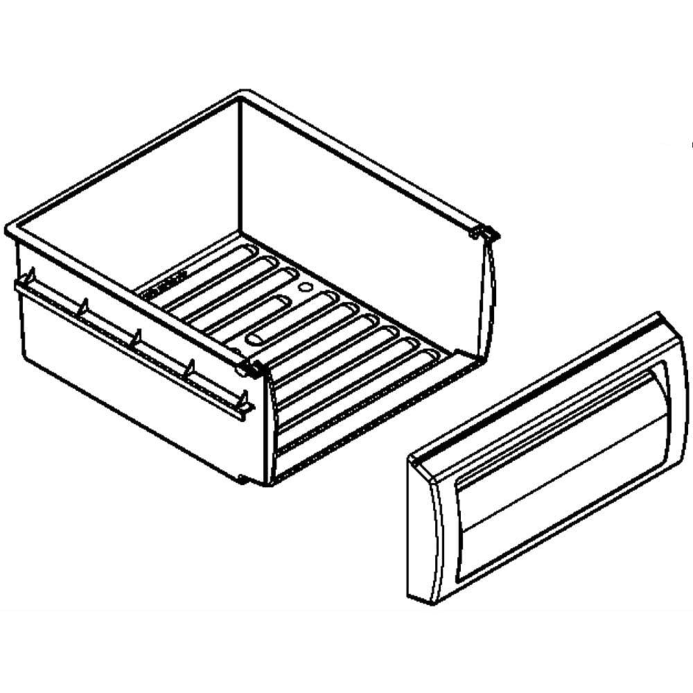 Photo of Refrigerator Meat Pan from Repair Parts Direct