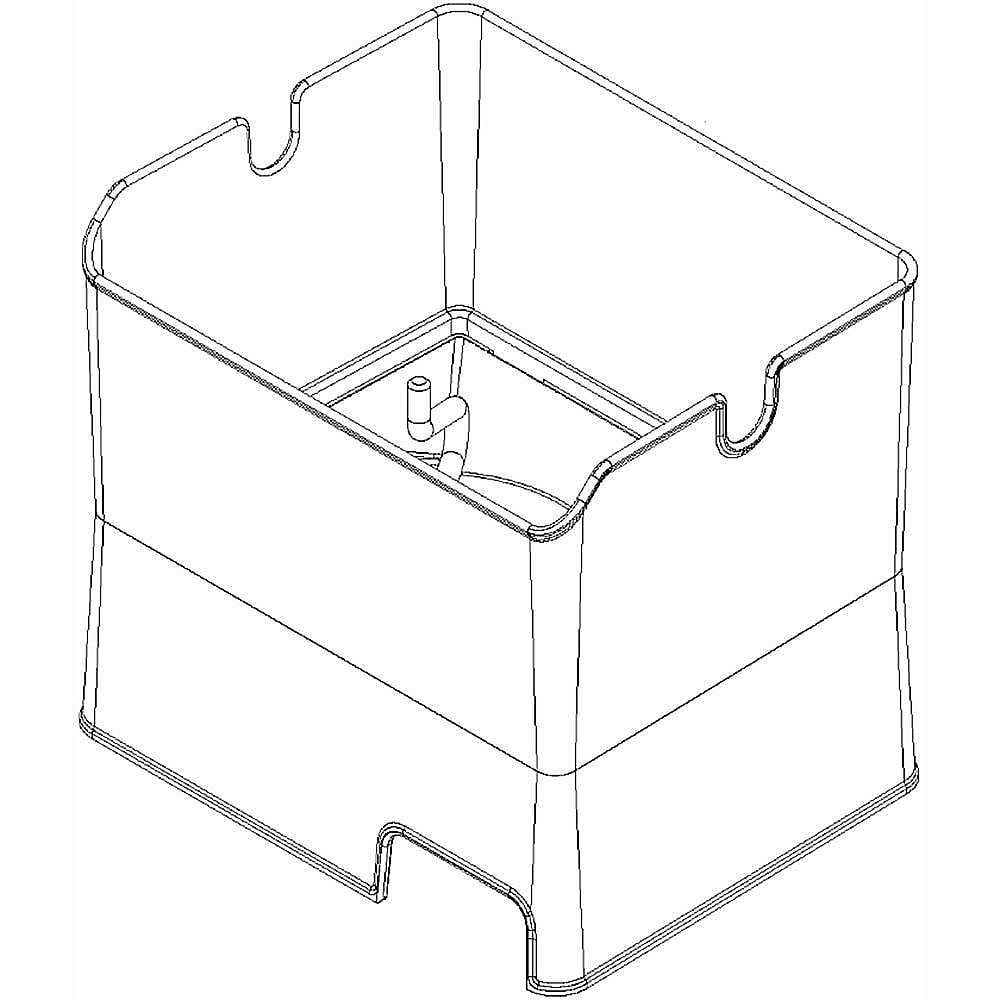 Photo of Refrigerator Ice Container Assembly from Repair Parts Direct