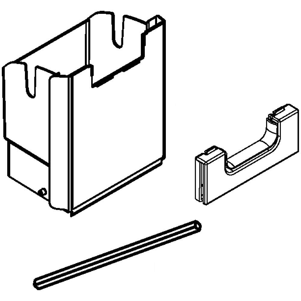 Photo of Refrigerator Ice Container Assembly from Repair Parts Direct