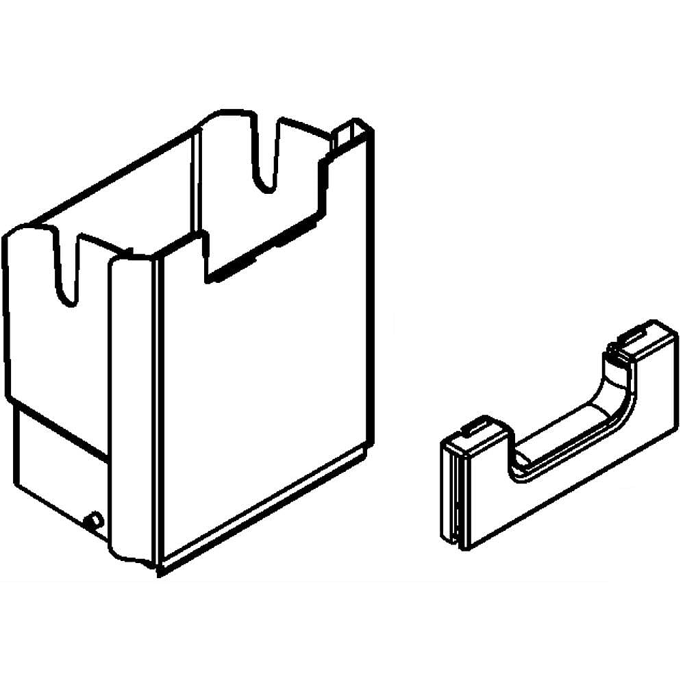 Photo of Refrigerator Ice Container Assembly from Repair Parts Direct