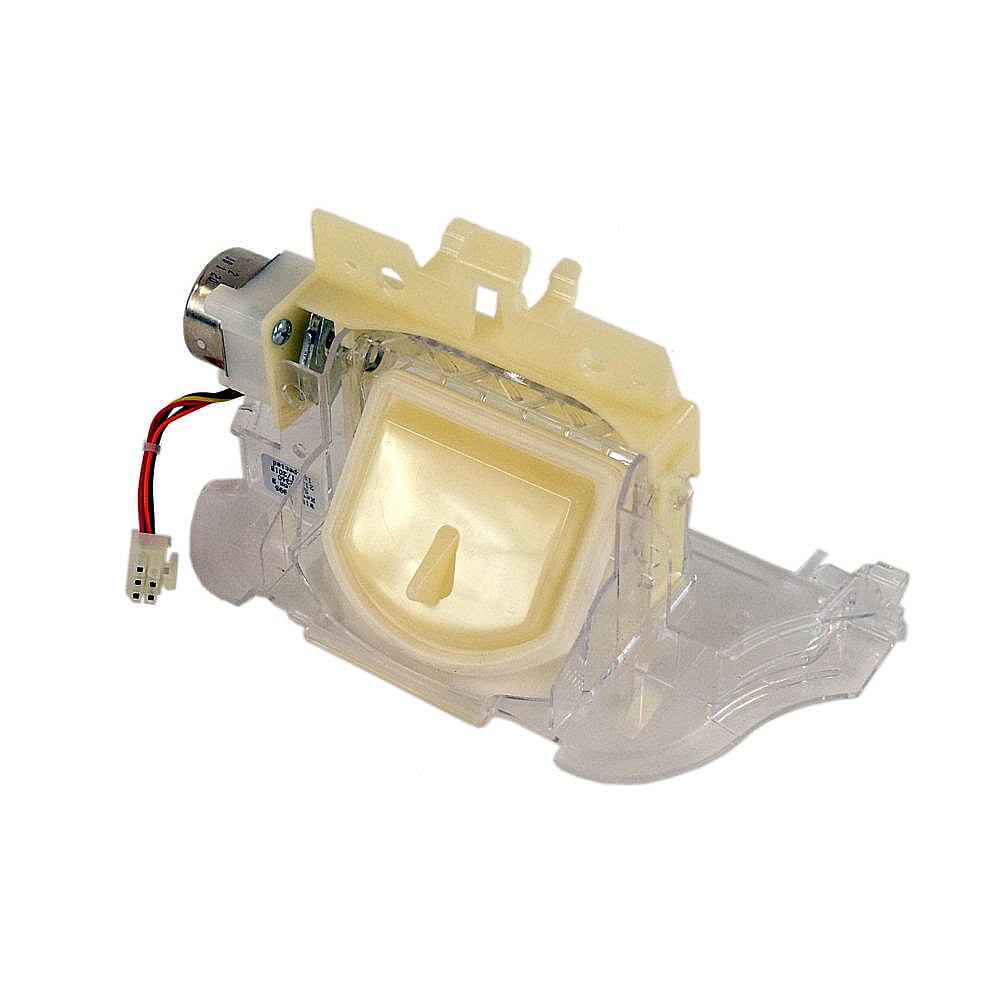 Photo of Refrigerator Dispenser Ice Chute Door and Motor Assembly from Repair Parts Direct