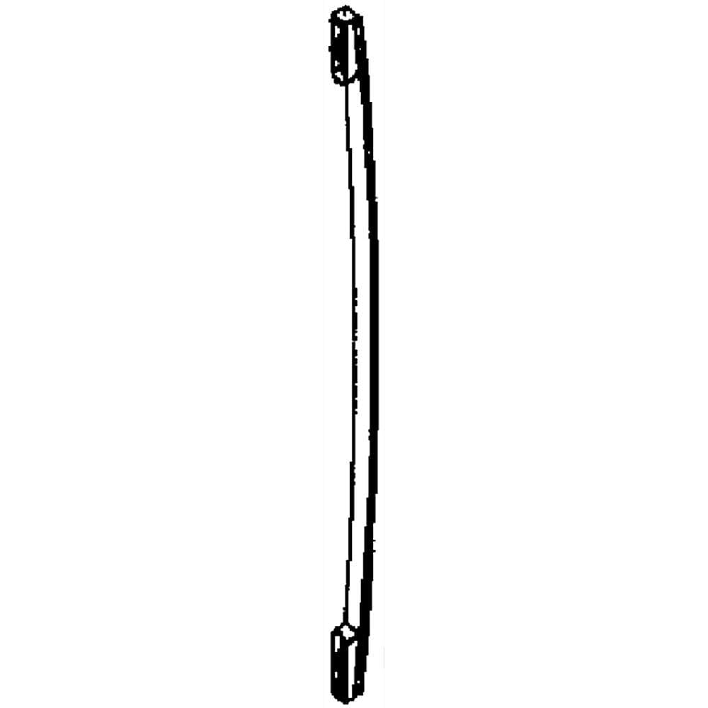 Photo of Refrigerator Door Handle and Mounting Screw Assembly (Silver) from Repair Parts Direct
