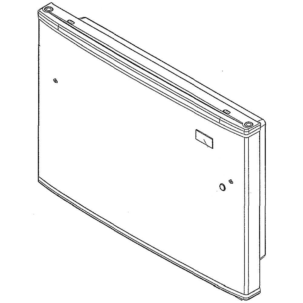 Photo of Refrigerator Freezer Door Assembly (White) from Repair Parts Direct