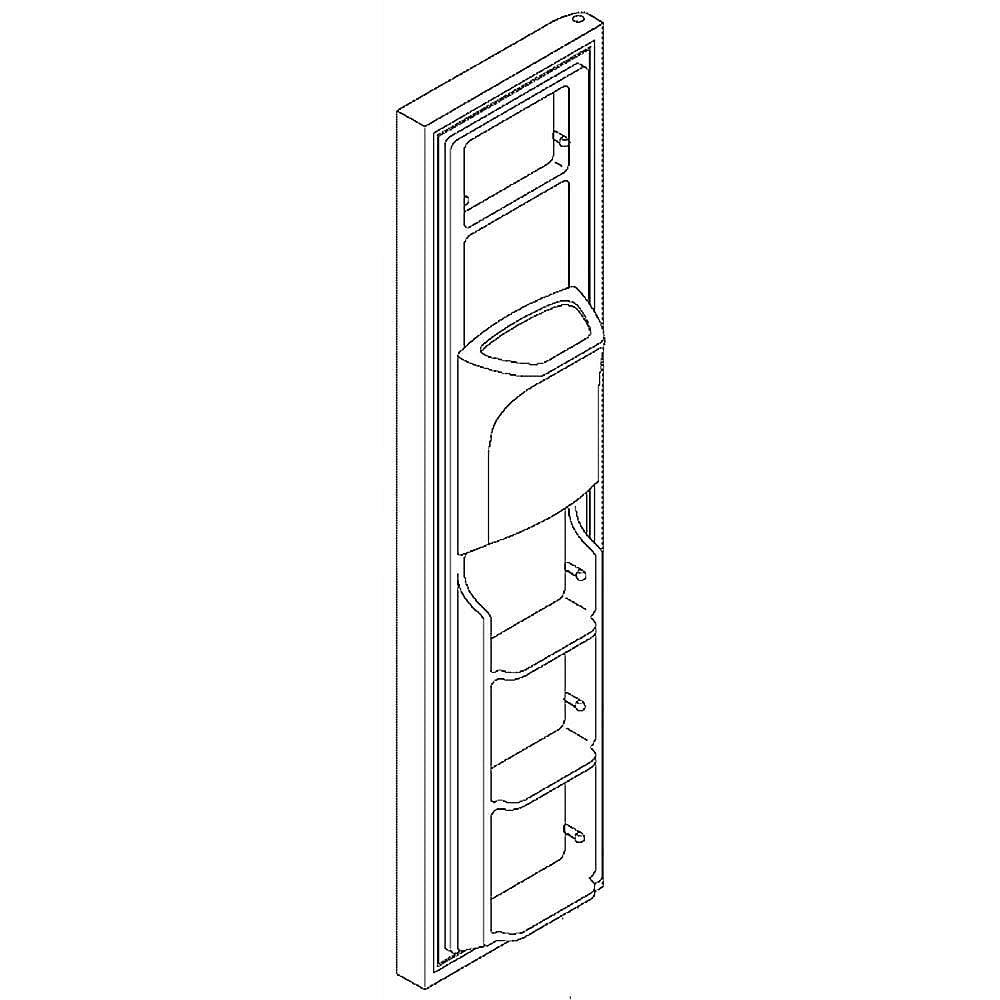 Photo of Freezer Door (Stainless) from Repair Parts Direct