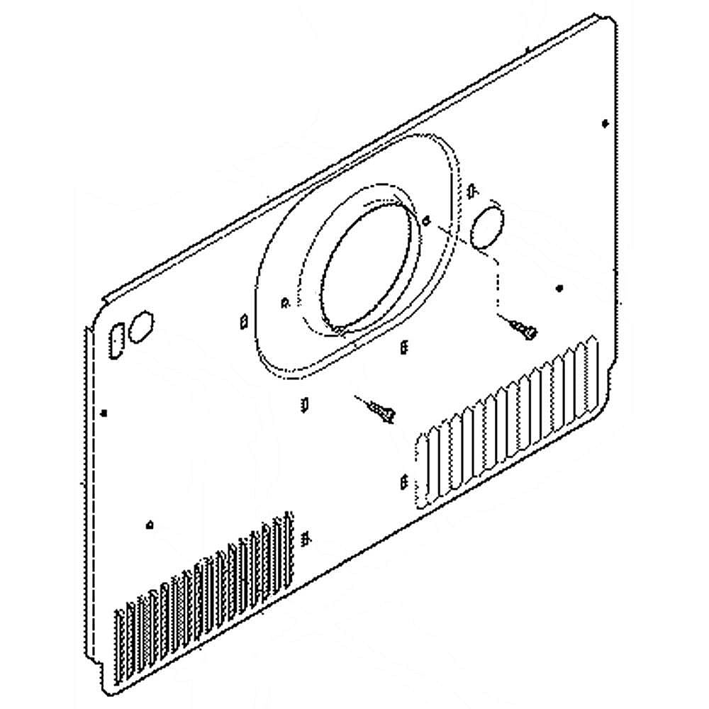 Photo of Refrigerator Evaporator Cover from Repair Parts Direct