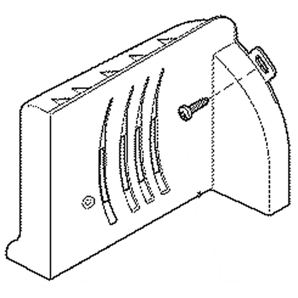 Photo of Refrigerator Air Damper from Repair Parts Direct