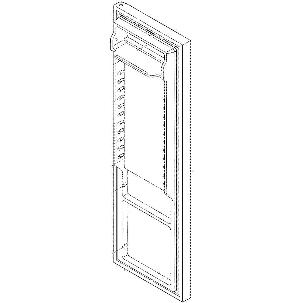 Photo of Refrigerator Door Assembly (White) from Repair Parts Direct