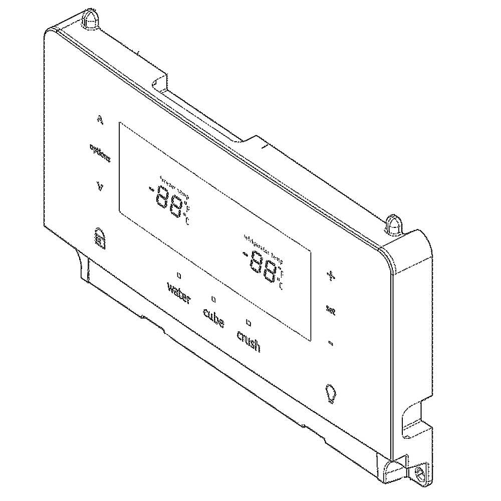 Photo of Refrigerator User Interface from Repair Parts Direct