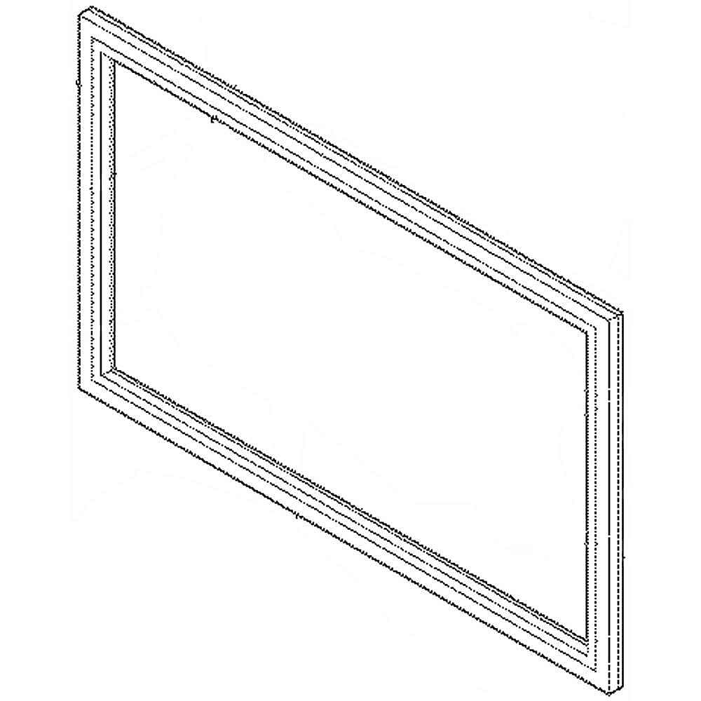 Photo of Refrigerator Freezer Door Gasket (Black) from Repair Parts Direct