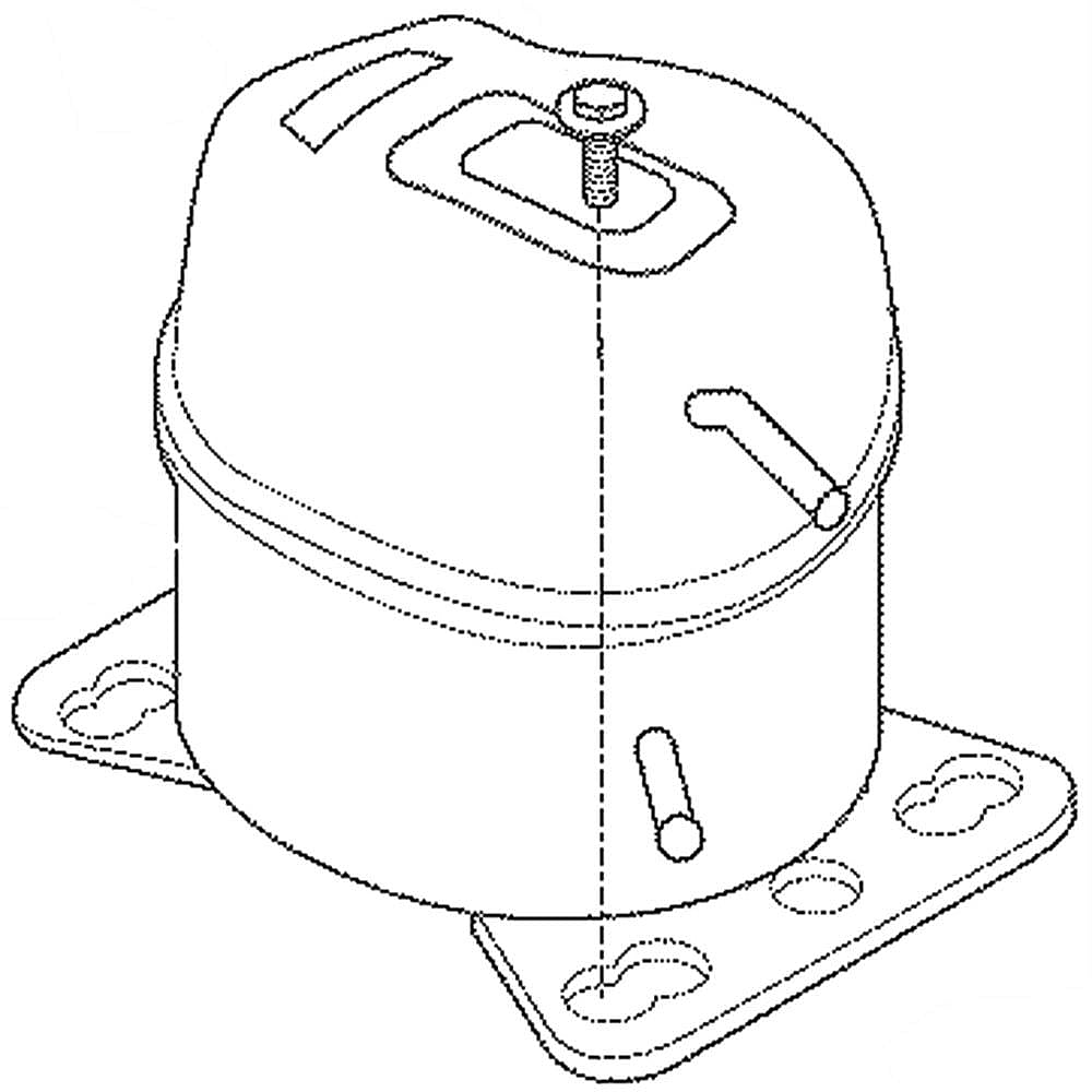 Photo of Freezer Compressor from Repair Parts Direct