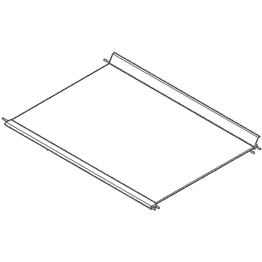 Photo of Refrigerator Glass Shelf, Lower from Repair Parts Direct