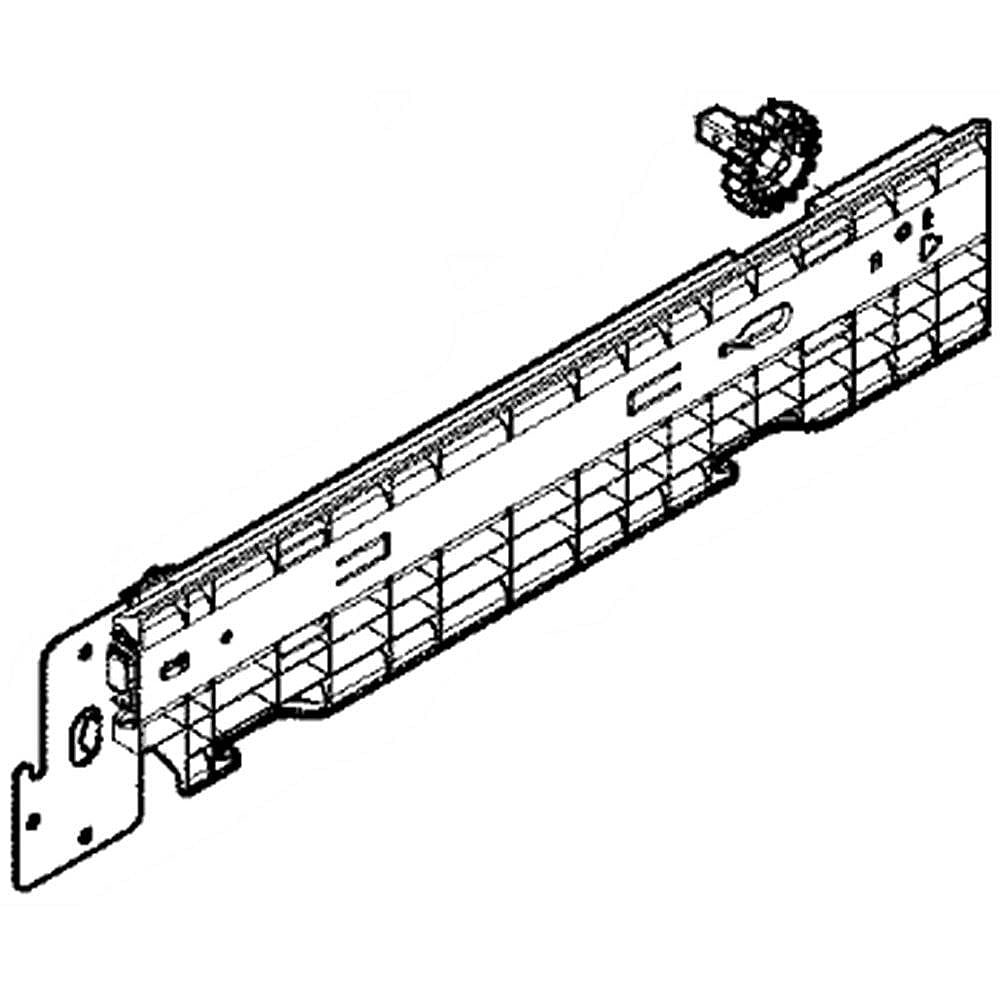 Photo of Refrigerator Freezer Basket Slide Rail Assembly, Right from Repair Parts Direct