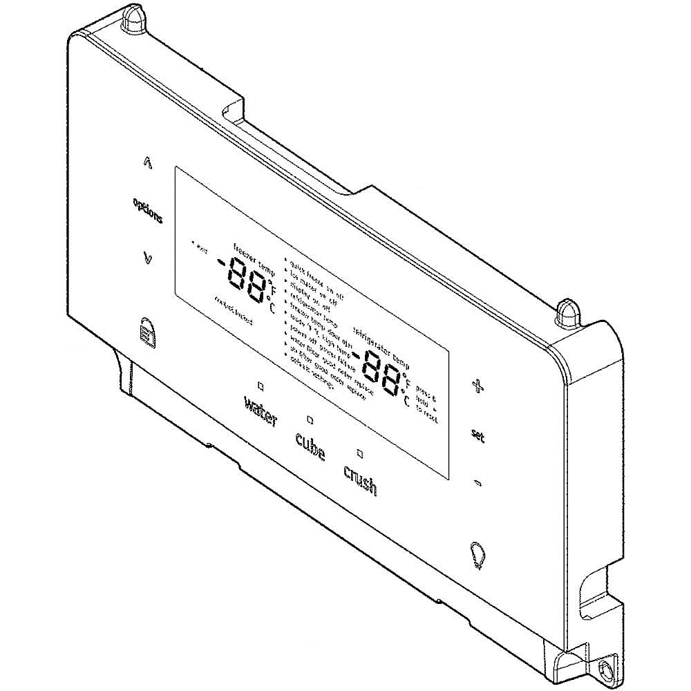 Photo of Refrigerator Dispenser User Interface Control from Repair Parts Direct