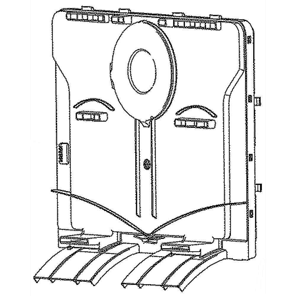 Photo of Refrigerator Evaporator Cover from Repair Parts Direct