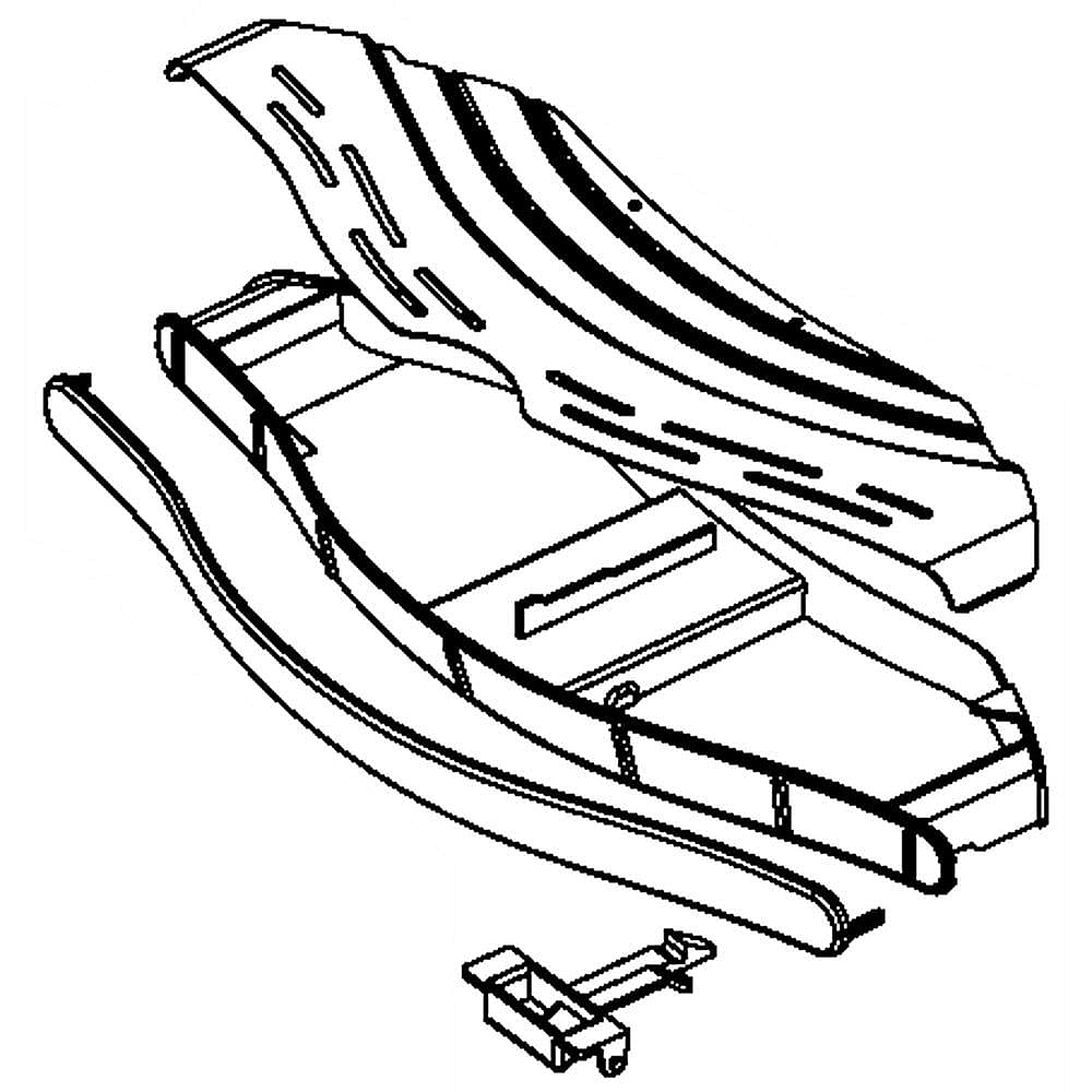 Photo of Refrigerator Dispenser Drip Tray from Repair Parts Direct