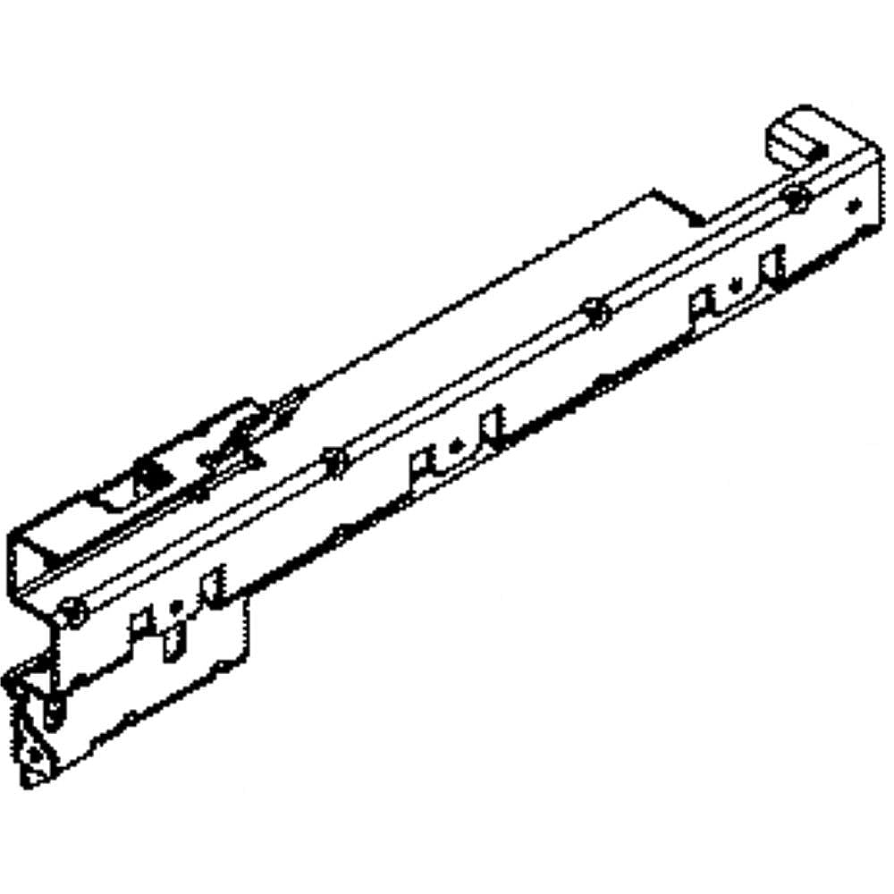 Photo of Freezer Basket Slide Rail, Right from Repair Parts Direct