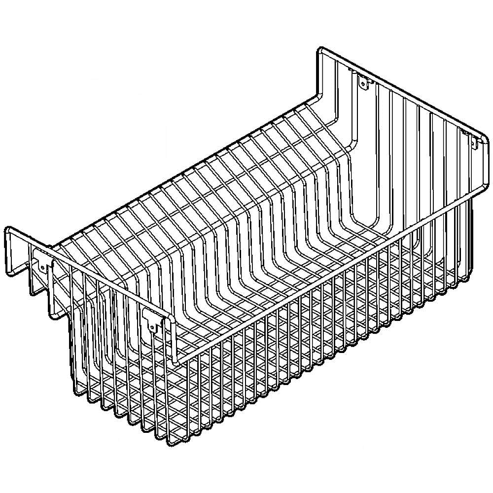 Photo of Refrigerator Freezer Basket, Lower from Repair Parts Direct