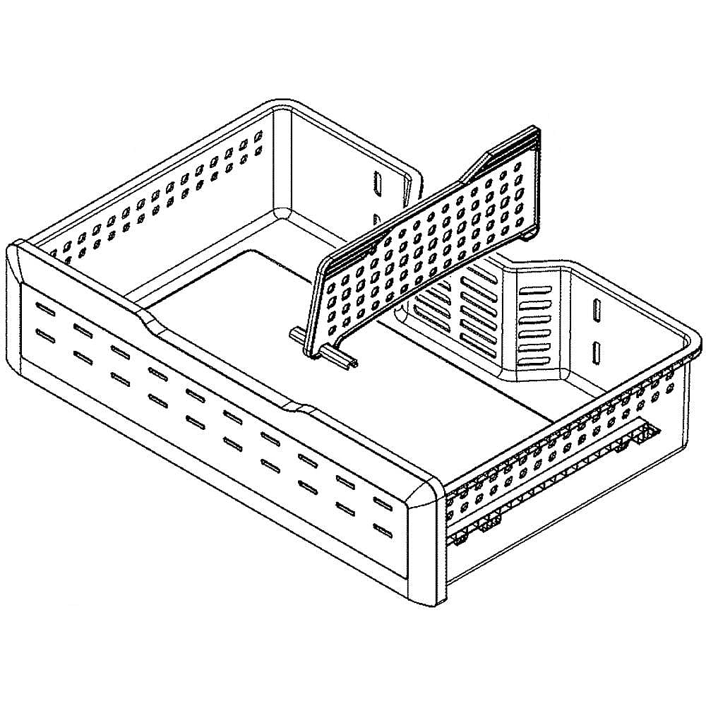 Photo of Refrigerator Freezer Bottom Bin from Repair Parts Direct