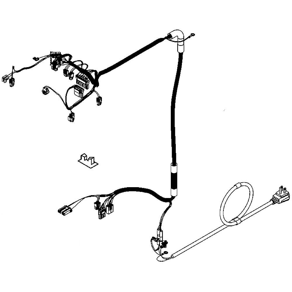 Photo of Ice Maker Wire Harness from Repair Parts Direct