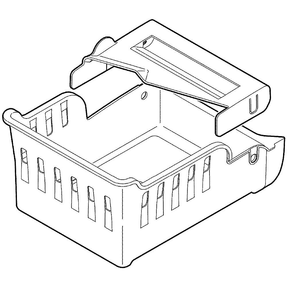 Photo of Refrigerator Ice Bin from Repair Parts Direct