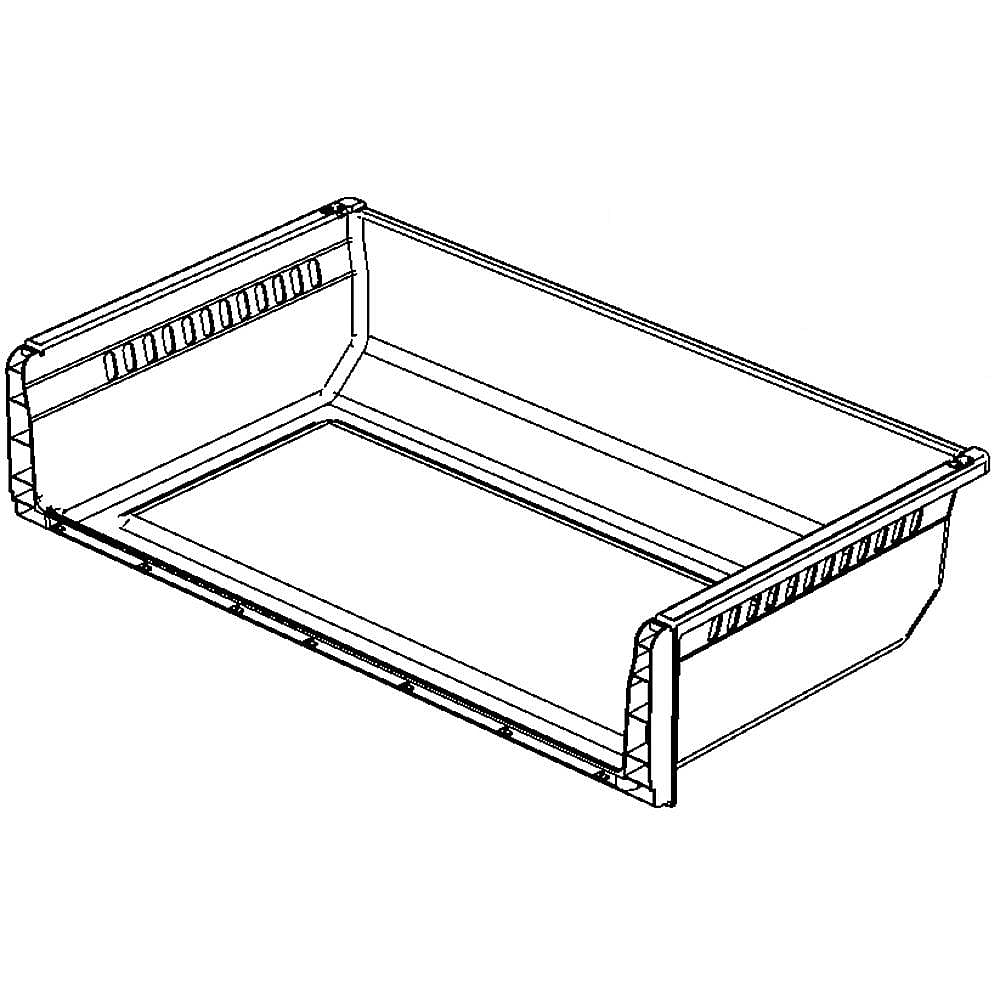 Photo of Refrigerator Freezer Drawer, Upper from Repair Parts Direct