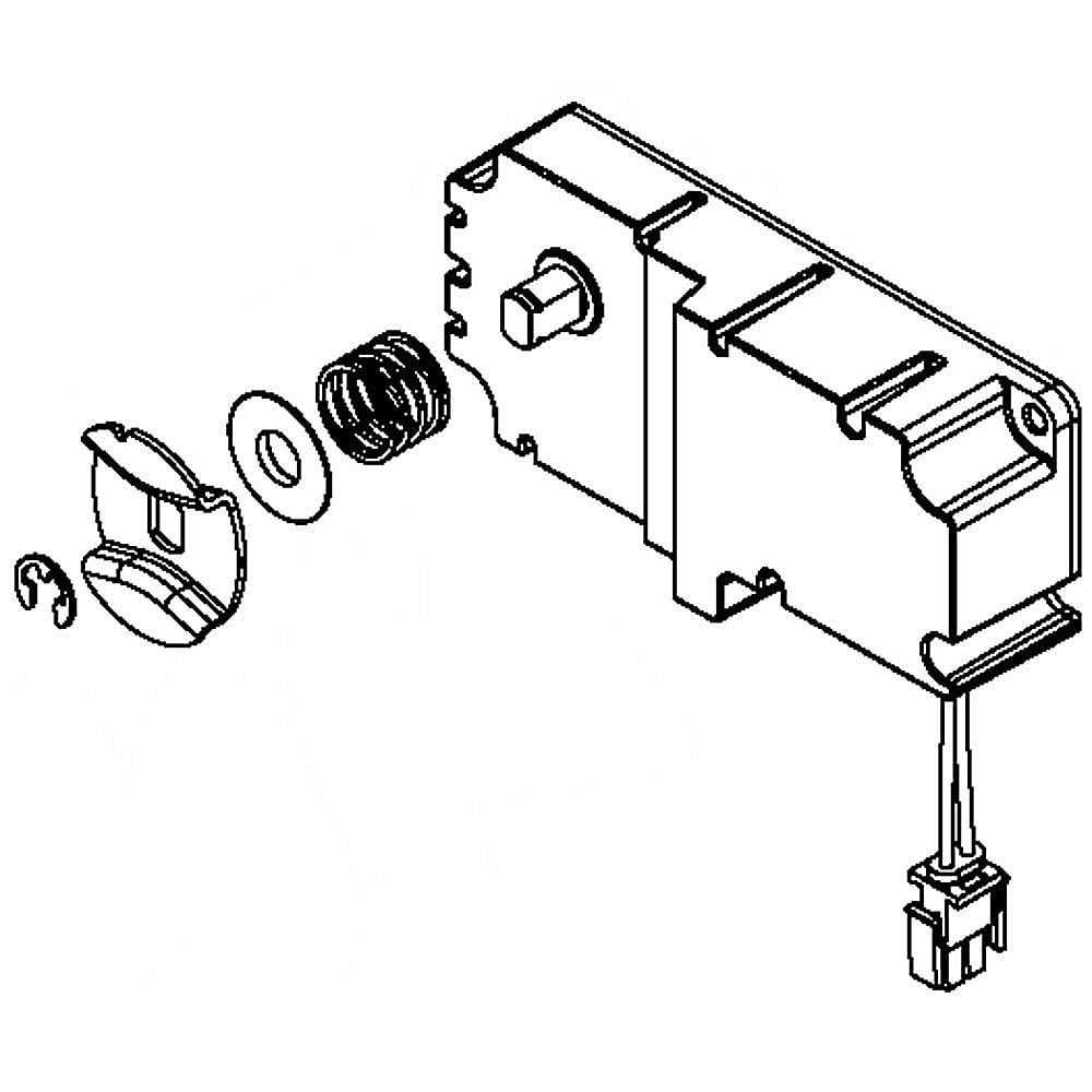 Photo of Refrigerator Auger Motor Assembly from Repair Parts Direct