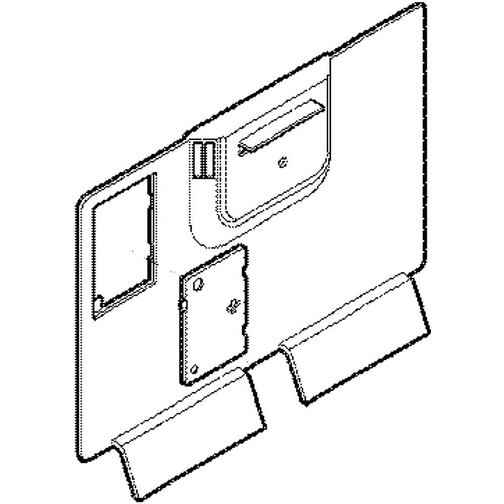 Photo of Refrigerator Fan Grille Assembly from Repair Parts Direct