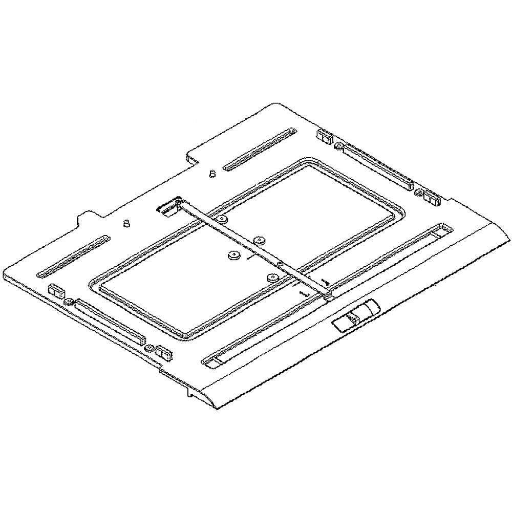 Photo of Refrigerator Tray Cover Assembly from Repair Parts Direct