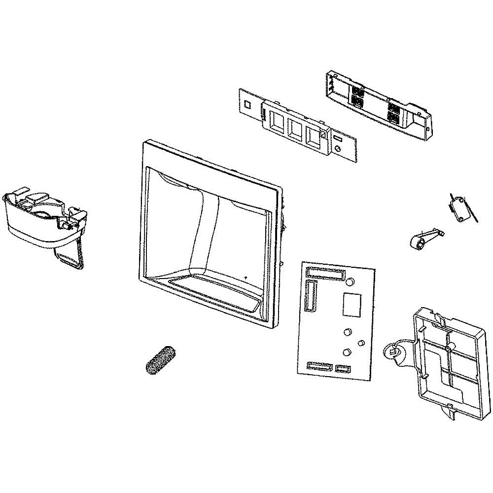 Photo of Refrigerator Dispenser Control Panel Assembly from Repair Parts Direct