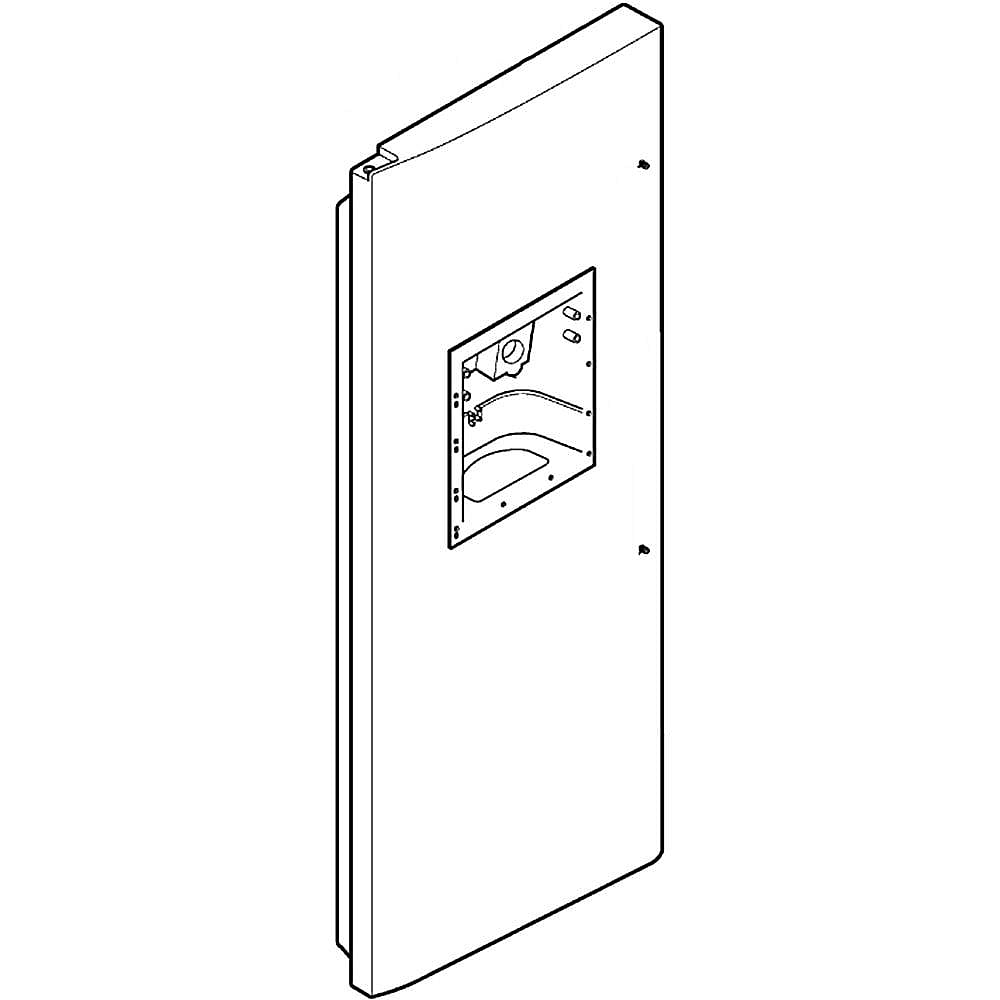 Photo of Refrigerator Freezer Door Assembly from Repair Parts Direct