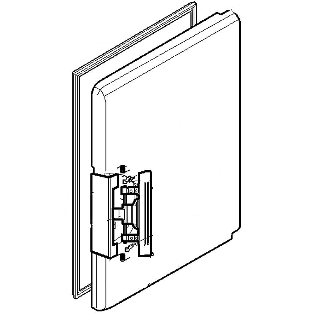 Photo of Refrigerator Ice Room Door from Repair Parts Direct