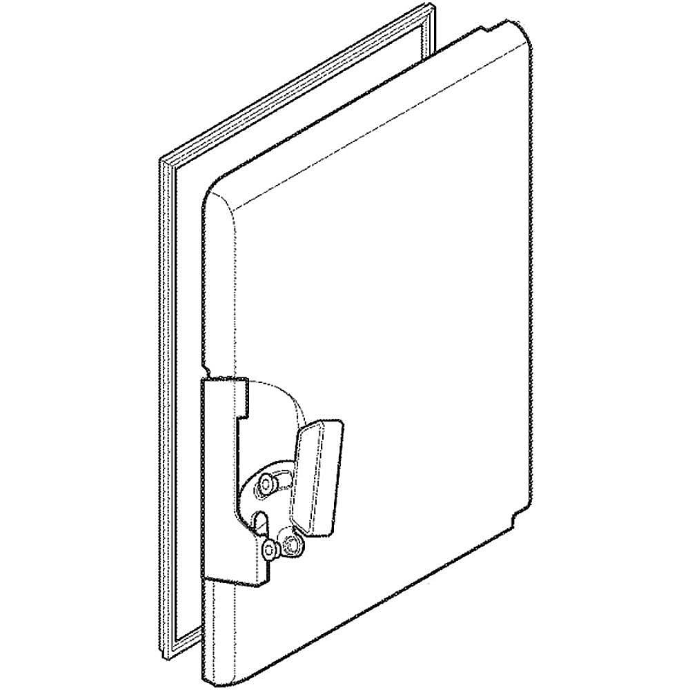 Photo of Refrigerator Ice Room Door Assembly from Repair Parts Direct