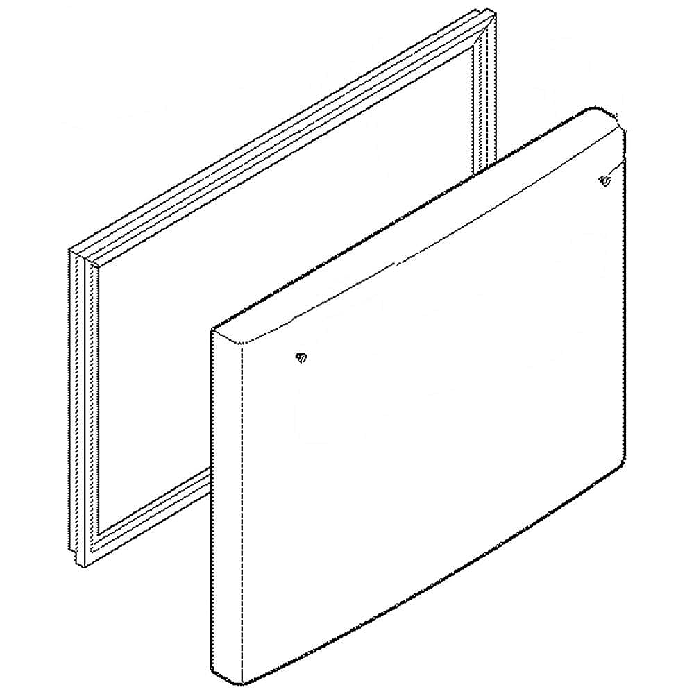 Photo of Refrigerator Freezer Door Assembly from Repair Parts Direct