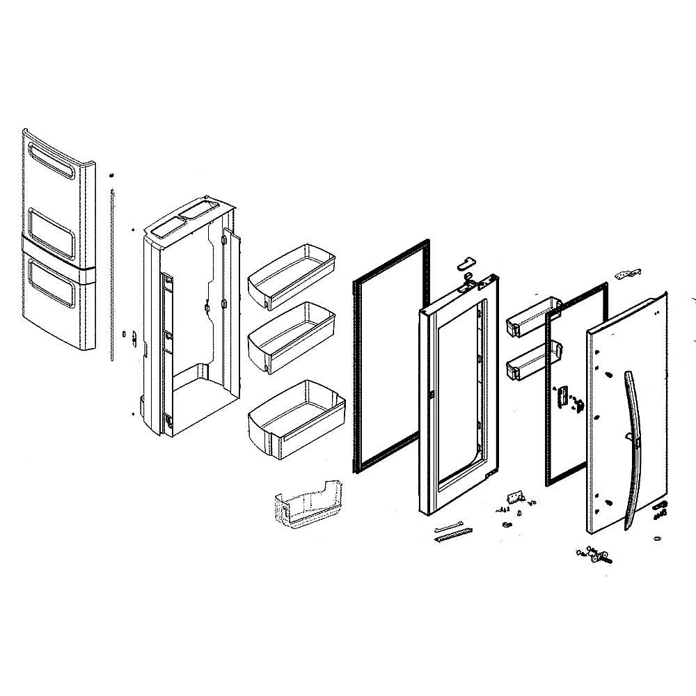 Home Bar Door Assembly