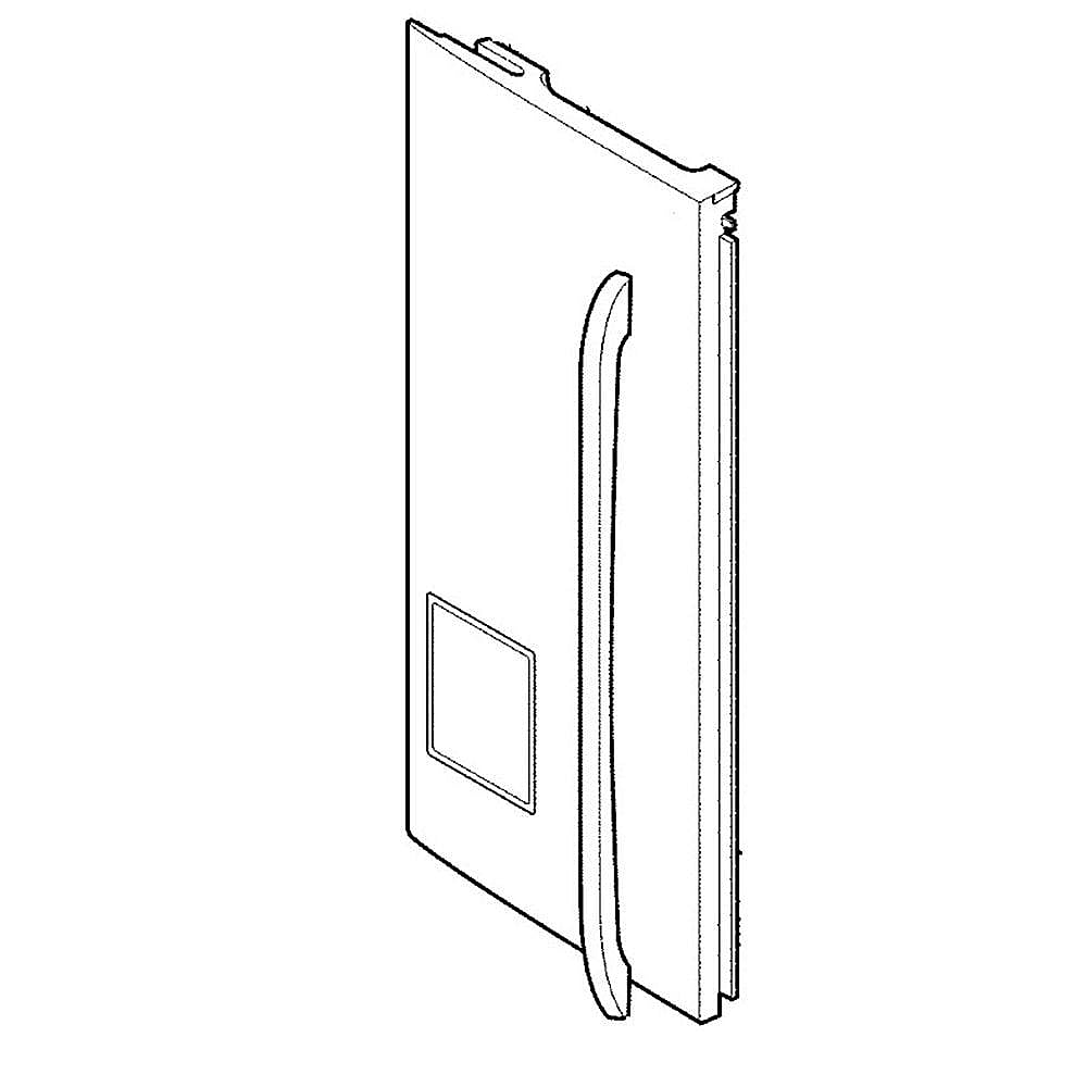 Photo of Refrigerator Door Assembly, Left from Repair Parts Direct