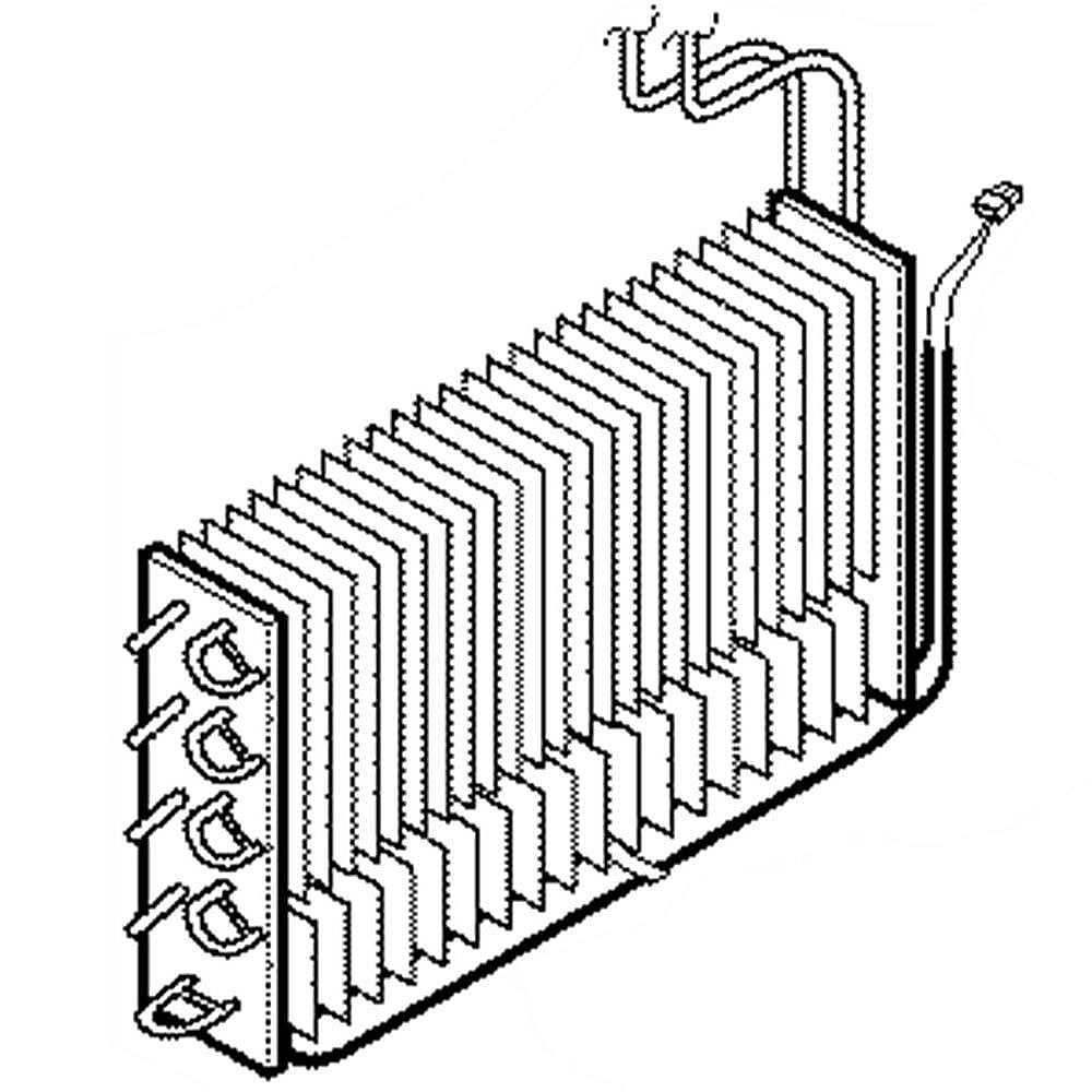 Photo of Refrigerator Evaporator Assembly from Repair Parts Direct