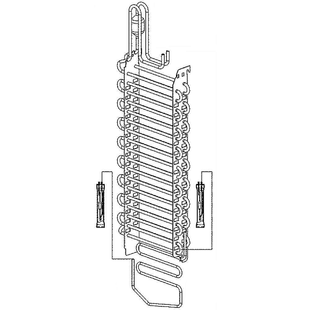 Photo of Refrigerator Evaporator Assembly from Repair Parts Direct