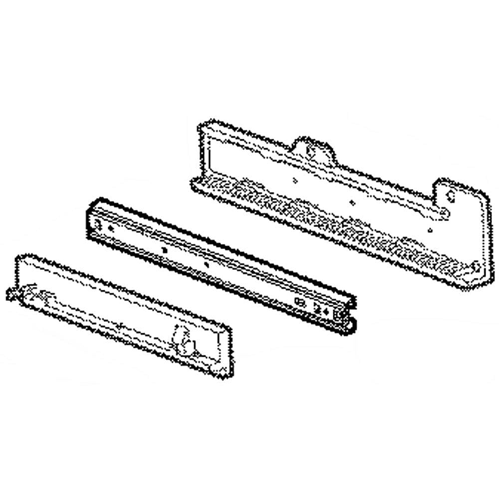 Photo of Refrigerator Freezer Tray Slide Rail Assembly, Right from Repair Parts Direct