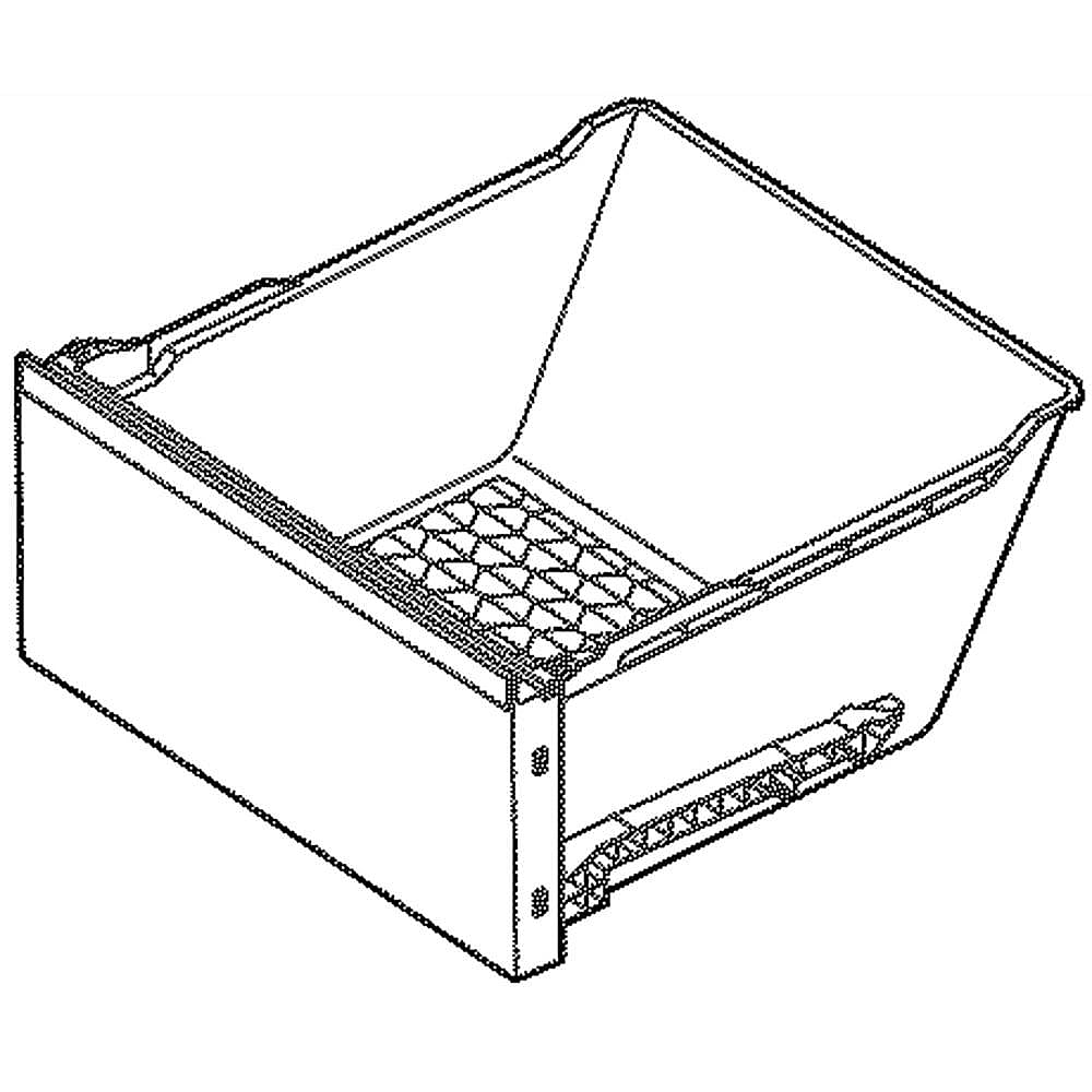 Photo of Refrigerator Crisper Drawer from Repair Parts Direct