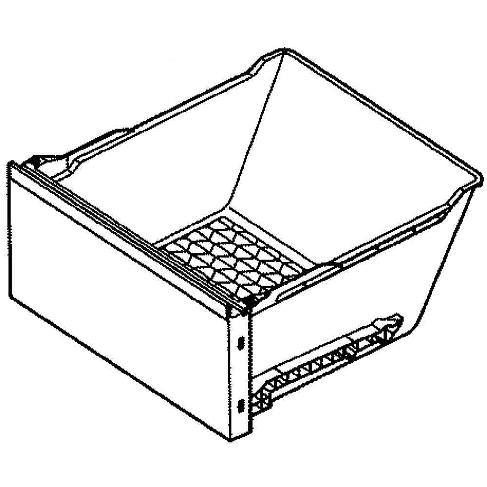 Photo of Refrigerator Crisper Drawer from Repair Parts Direct