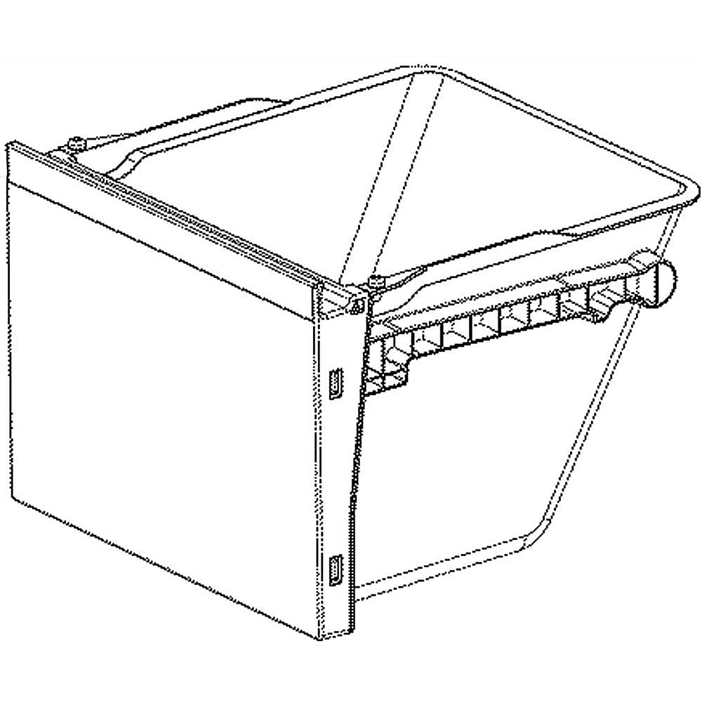 Photo of Refrigerator Freezer Drawer from Repair Parts Direct