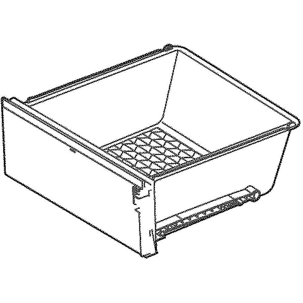 Photo of Refrigerator Crisper Drawer from Repair Parts Direct