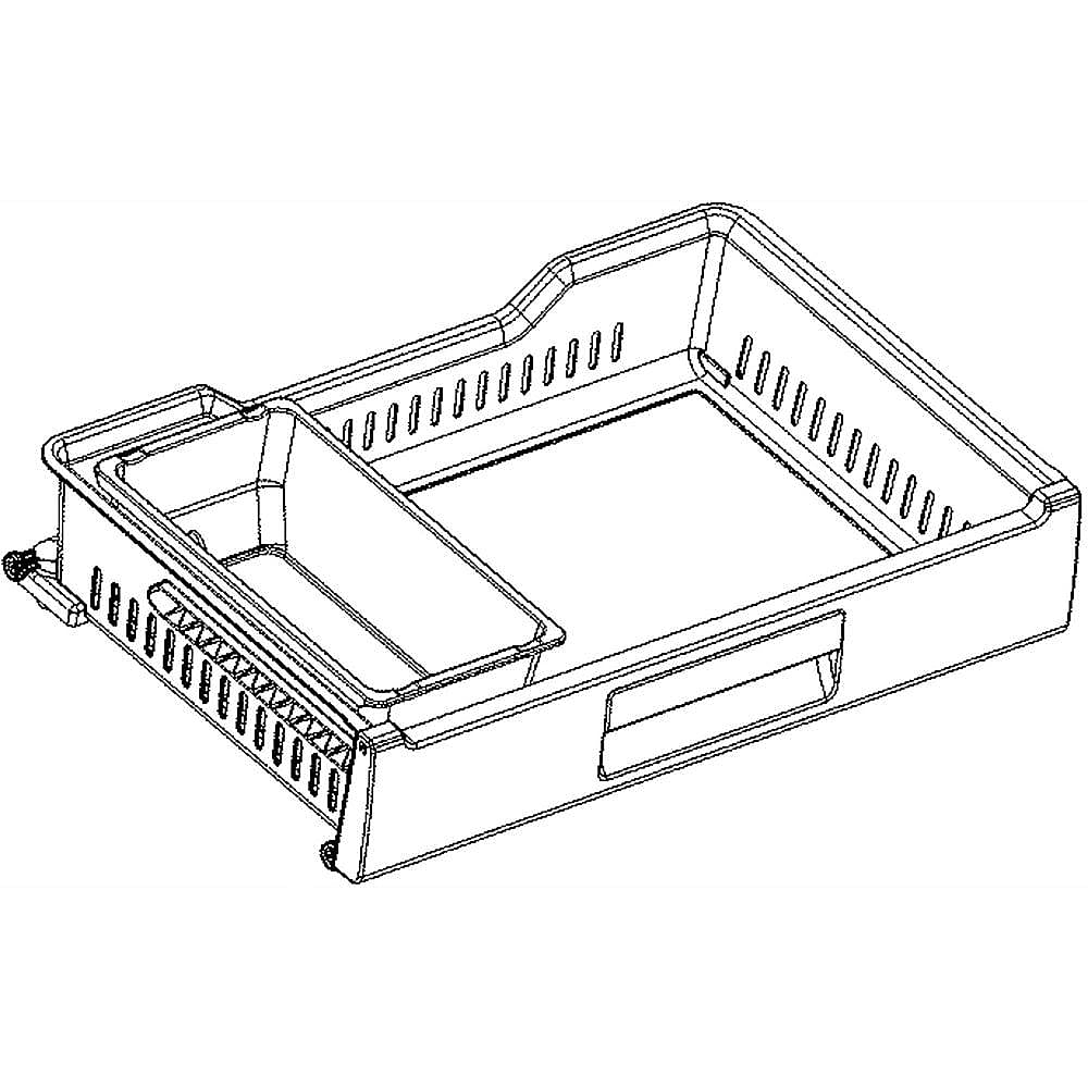 Photo of Refrigerator Crisper Drawer from Repair Parts Direct