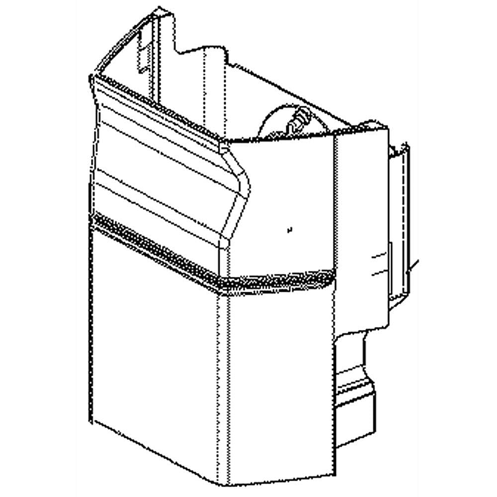 Photo of Refrigerator Ice Container Assembly from Repair Parts Direct