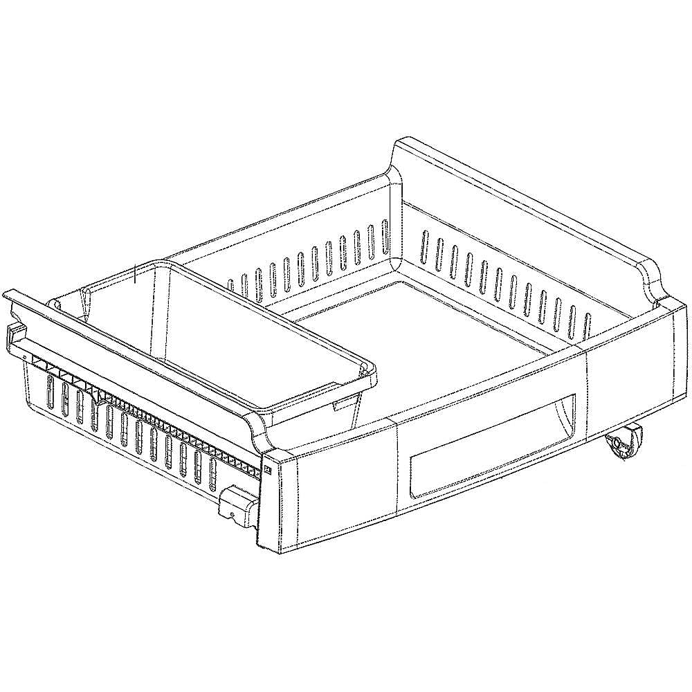 Photo of Refrigerator Freezer Storage Tray from Repair Parts Direct