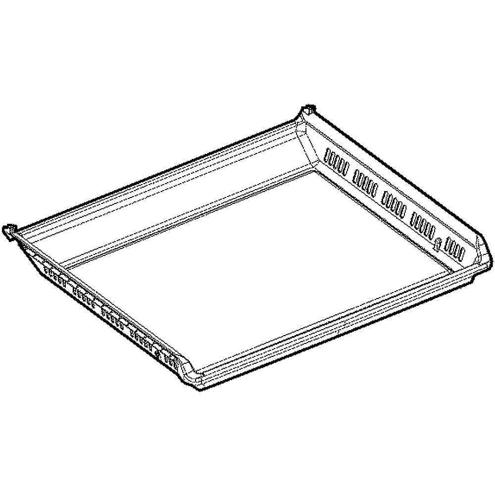 Photo of Refrigerator Drawer Tray from Repair Parts Direct